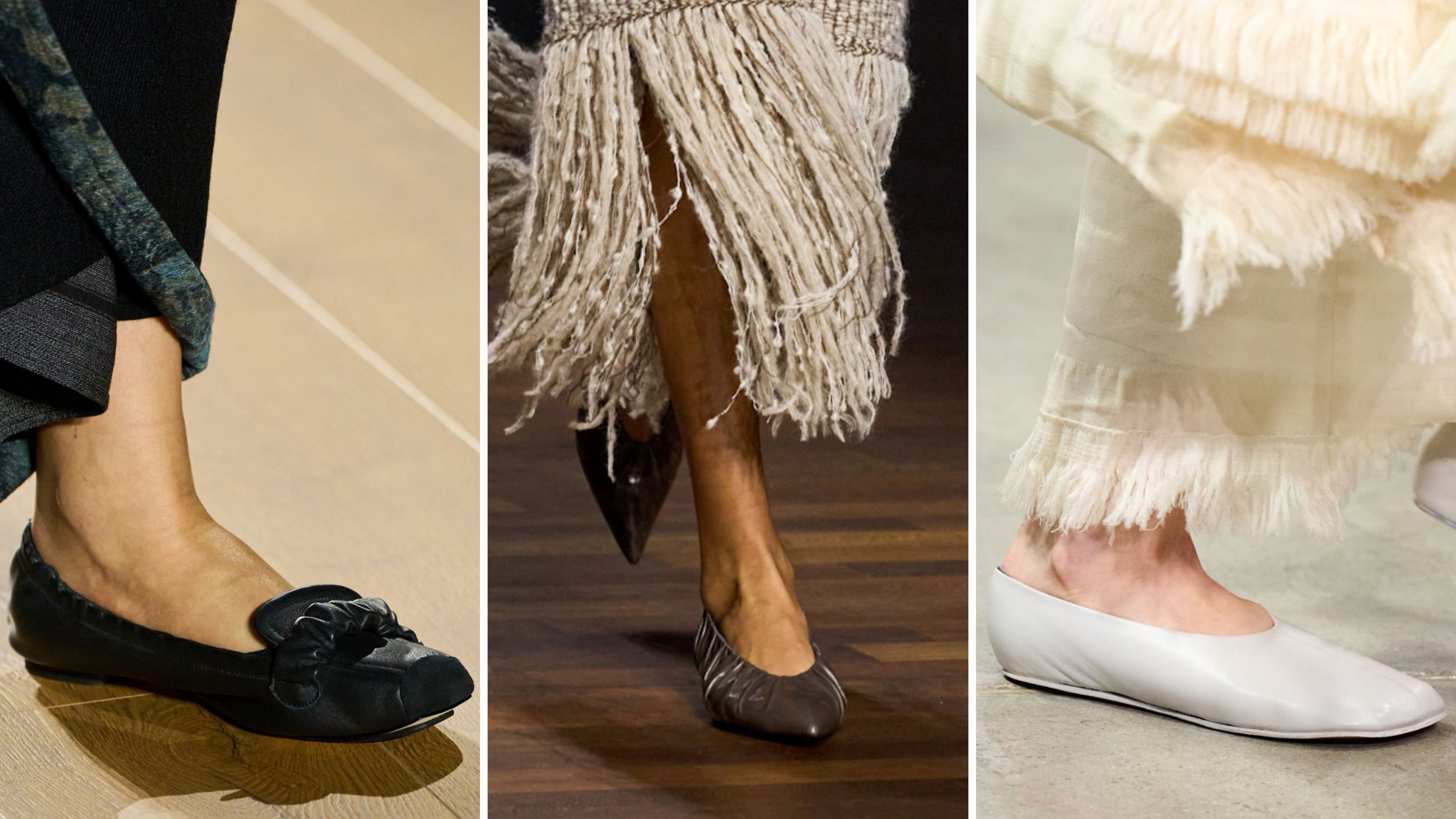 Sfilate FW26: da sinistra Yohji Yamamoto; Giorgio Armani; Fforme - Credits: Launchmetrics.com/Spotlight