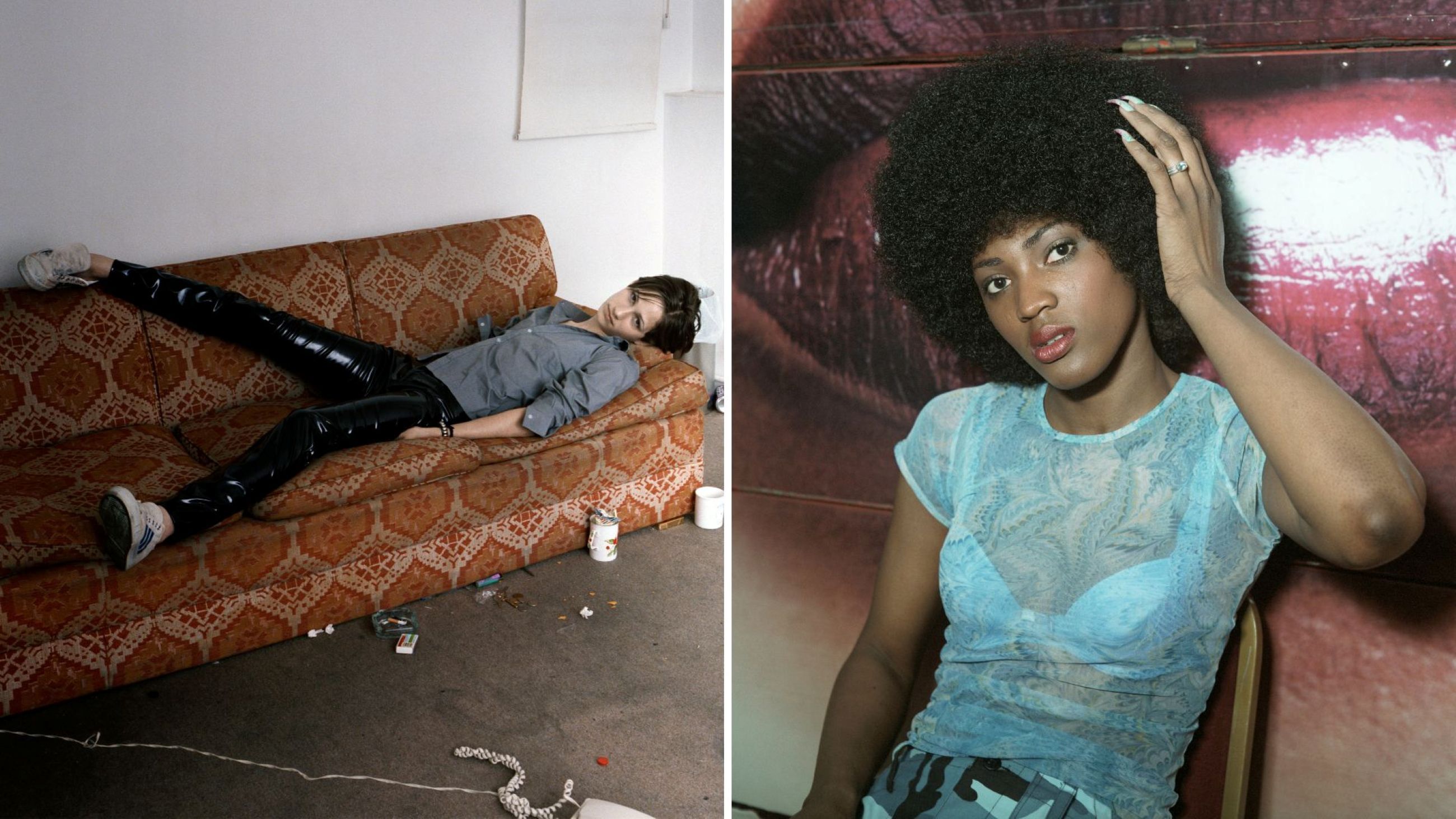 Corinne Day England's Dreaming, The Face, August 1993 © Corinne Day Estate; Eileen Perrier, Untitled, Afro Hair and Beauty Show 1998 © Eileen Perrier. All right reserved, DACS 2026 - Credits: Courtesy Press Office 