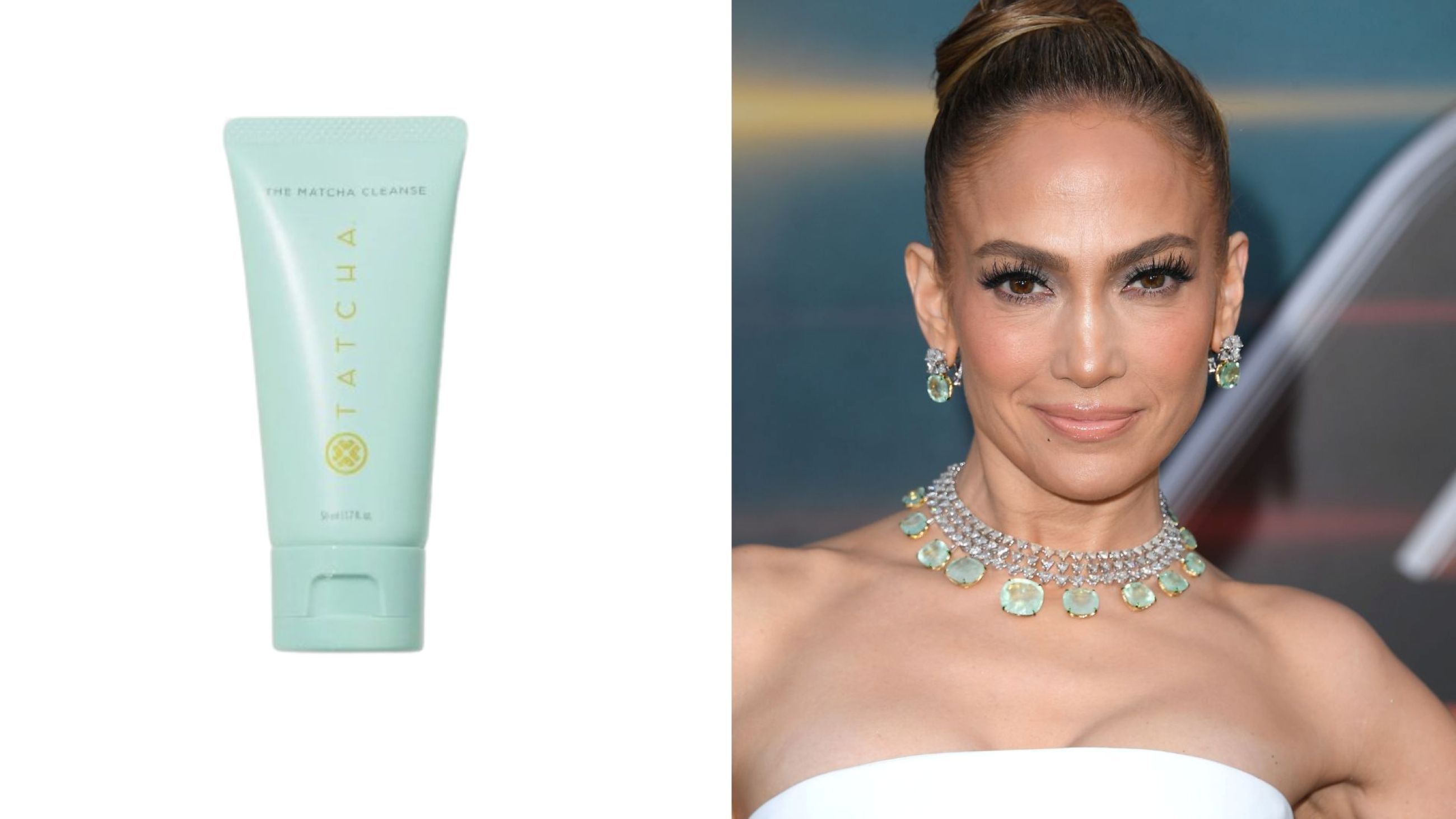 Tatcha, The Matcha Cleanse; Jennifer Lopez - Credits: Courtesy Press Office; Getty Images