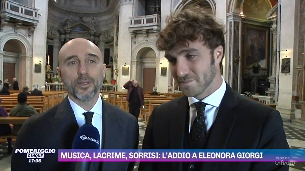 I funerali di Eleonora Giorgi, Paolo Ciavarro e Andrea Rizzoli