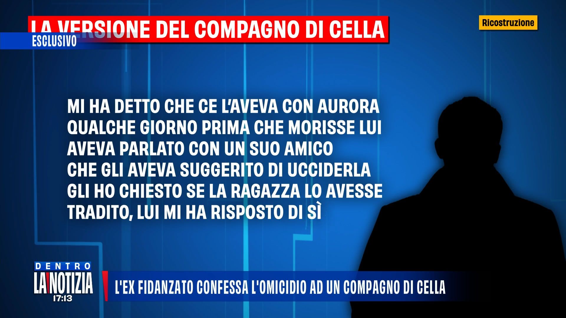 Le dichiarazioni del compagno di cella dell'ex fidanzato di Aurora Tila
