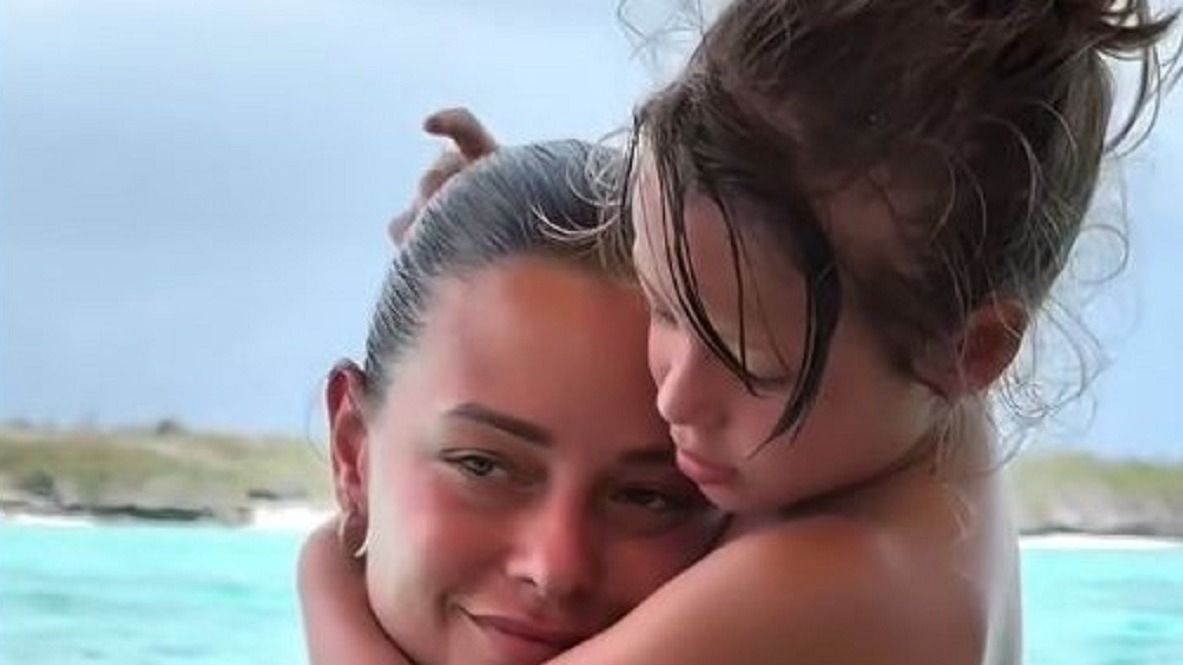 Giulia Provvedi con la piccola Nicole