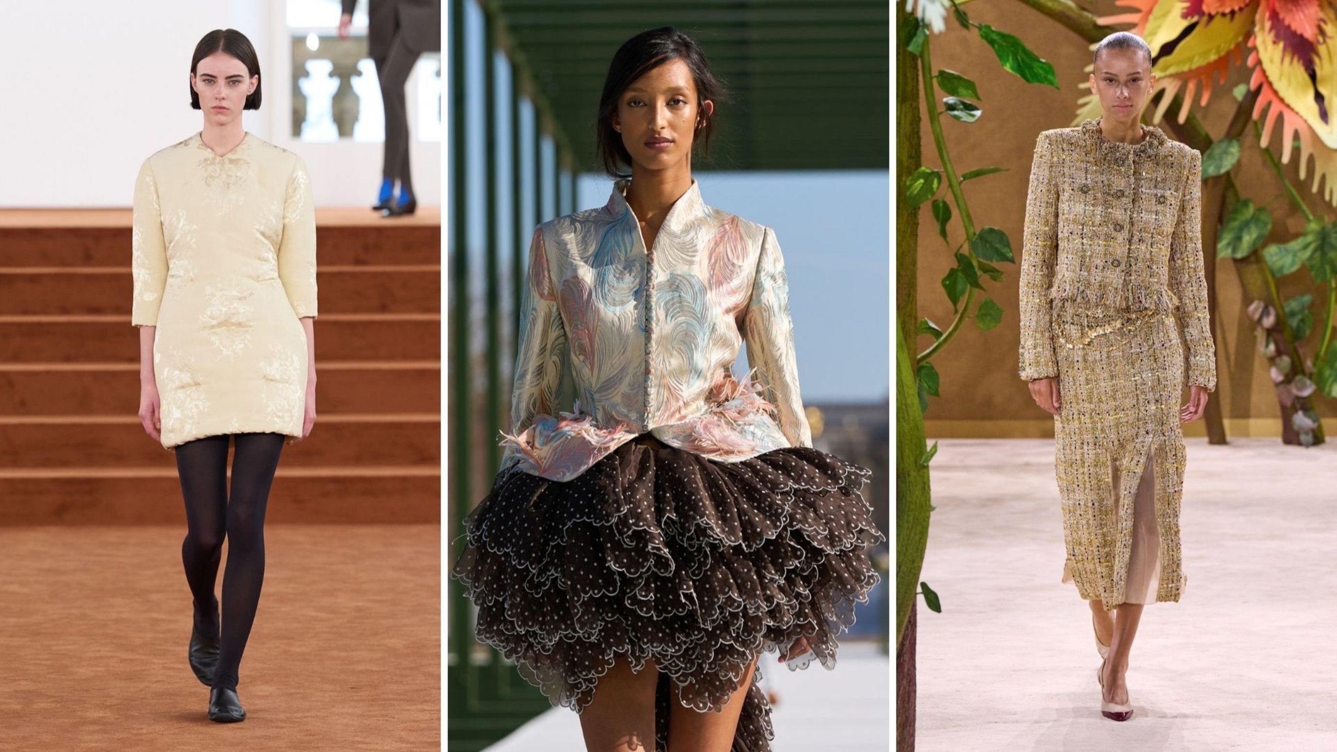 Jil Sander; Christian Dior; Chanel FW26 - Credits: Launchmetrics.com/Spotlight