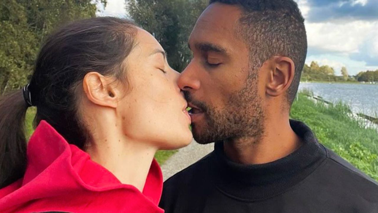 Marica Pellegrinelli e William Djogo (foto Instagram @maricapellegrinelli)