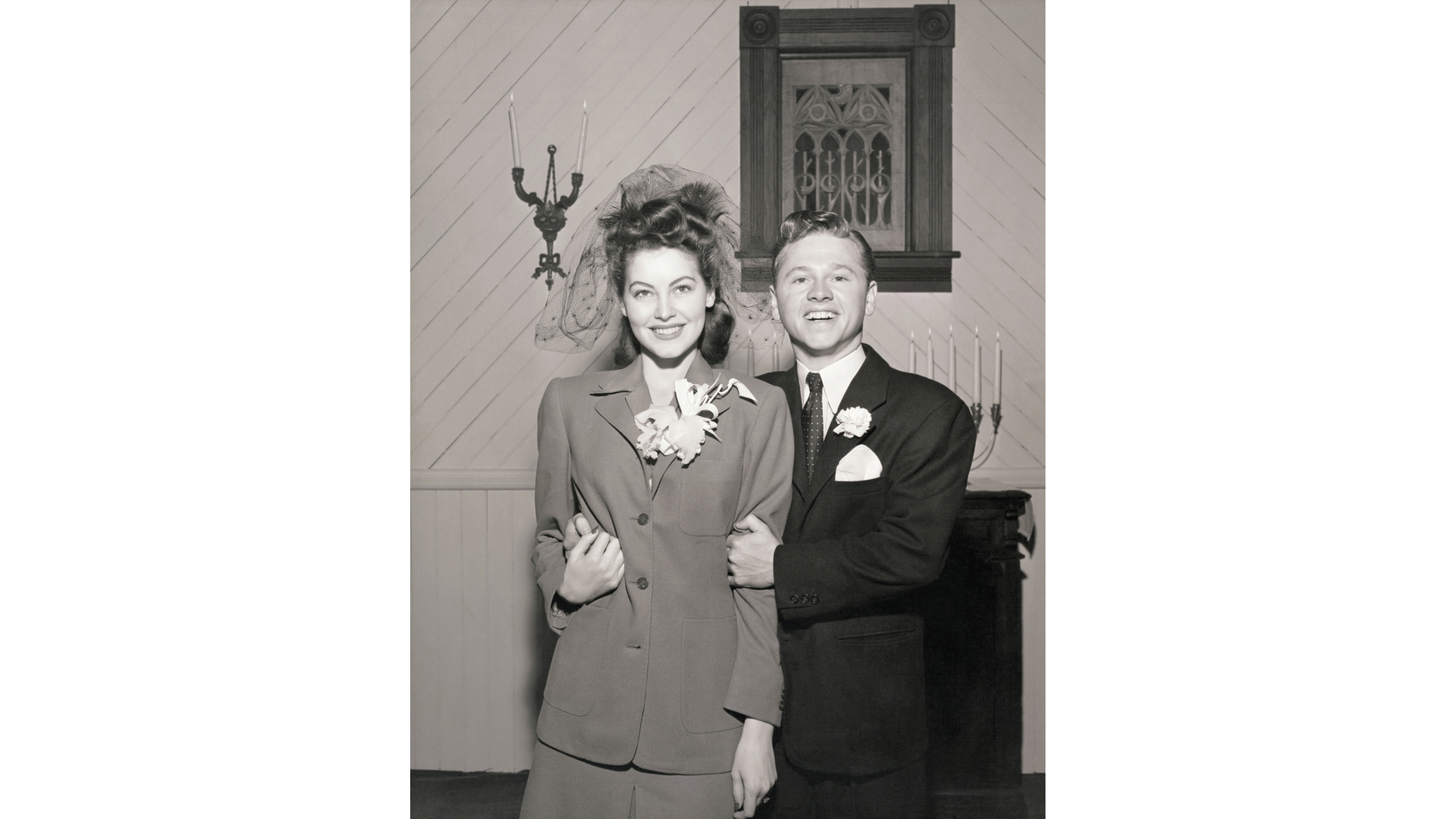 Ava Gardner e Mickey Rooney si sposano nel 1942 - Credits: Getty Images 