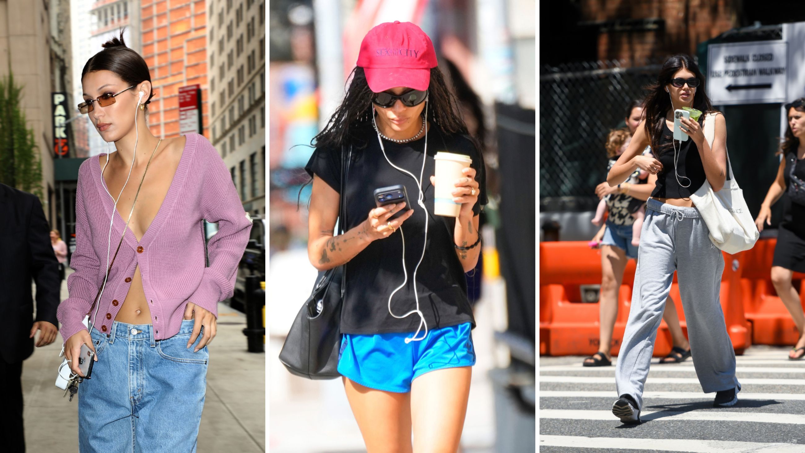 Da sinistra: Lily-Rose Depp; Lily-Rose Depp; Kendall Jenner - Credits Getty Images