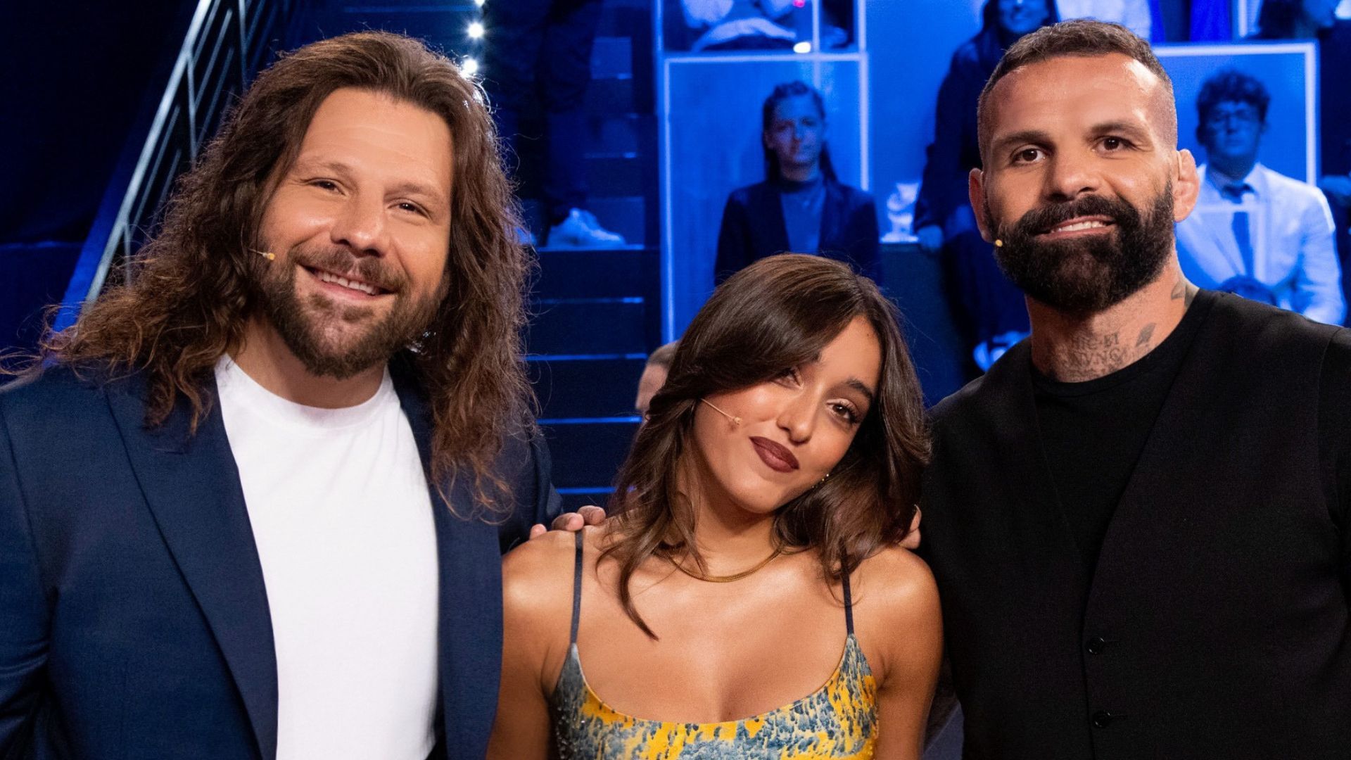 Martin Castrogiovanni, Giulia Stabile e Alessio Sakara