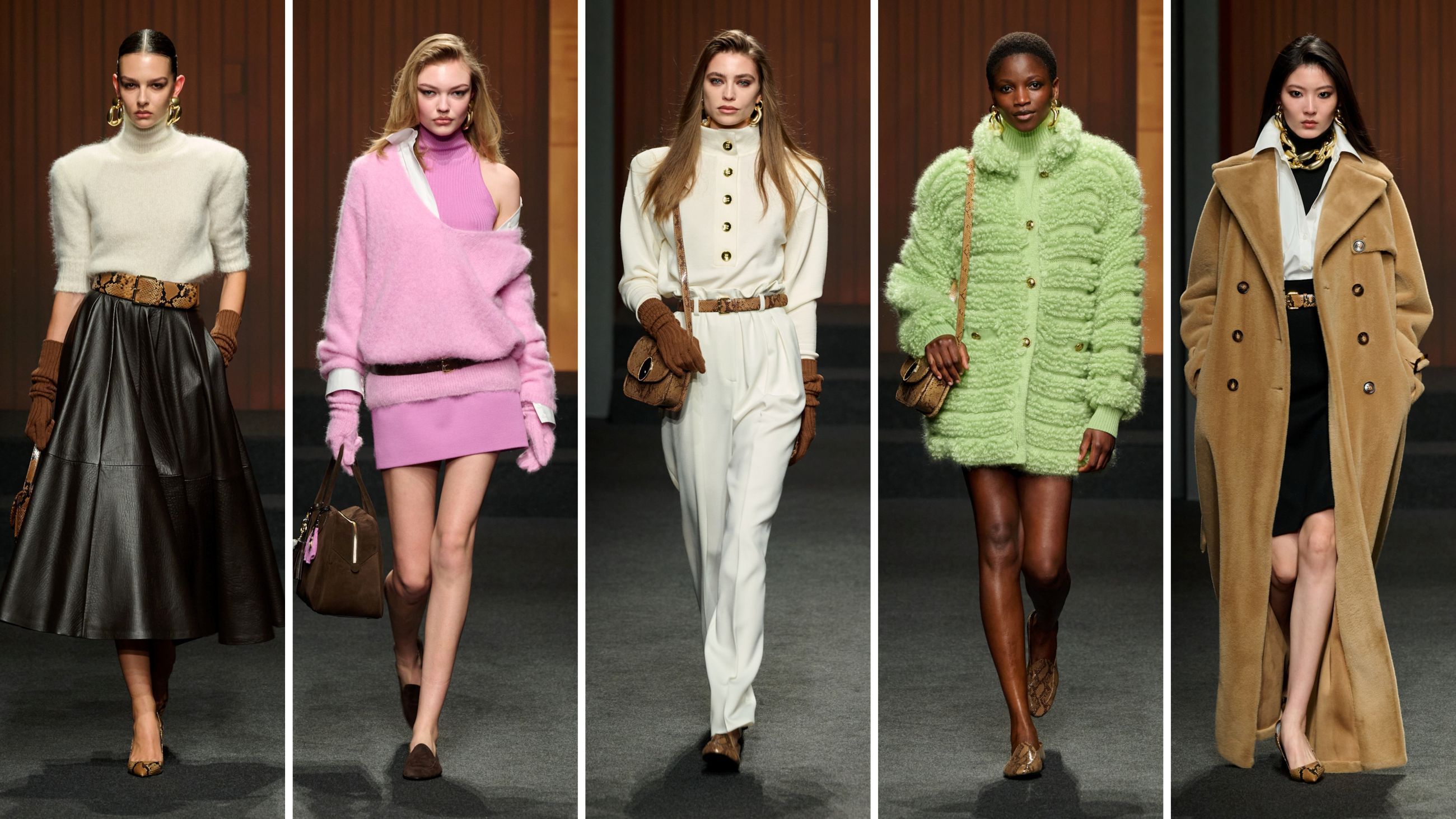 In passerella, alcuni outfit dalla sfilata di Luisa Spagnoli FW2627 - Credits: Launchmetrics.com/Spotlight