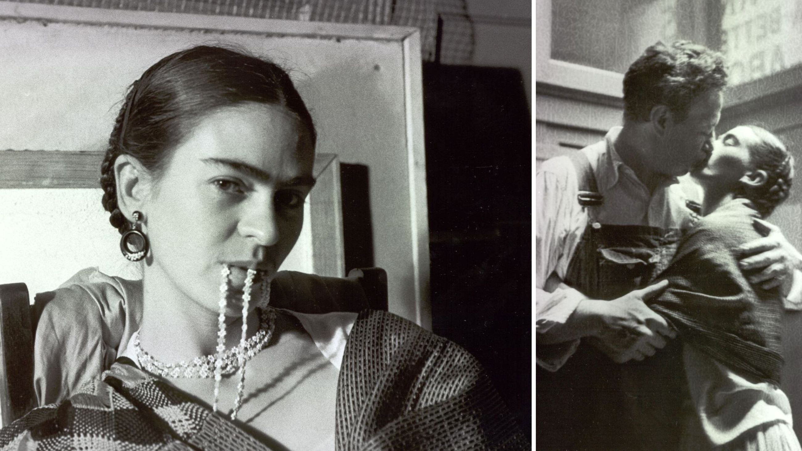 Lucienne Bloch, Diego & Frida Caught Kissing, 1933 - Credits: Courtesy Press Office 