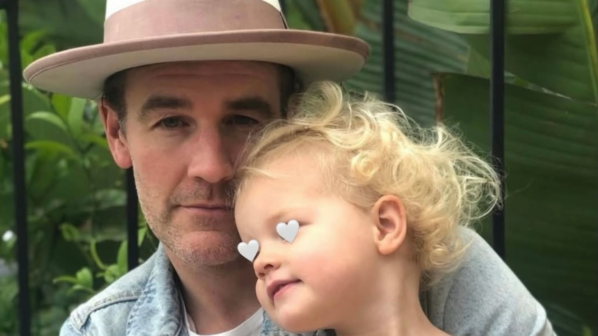 James Van Der Beek con la figlia Emilia