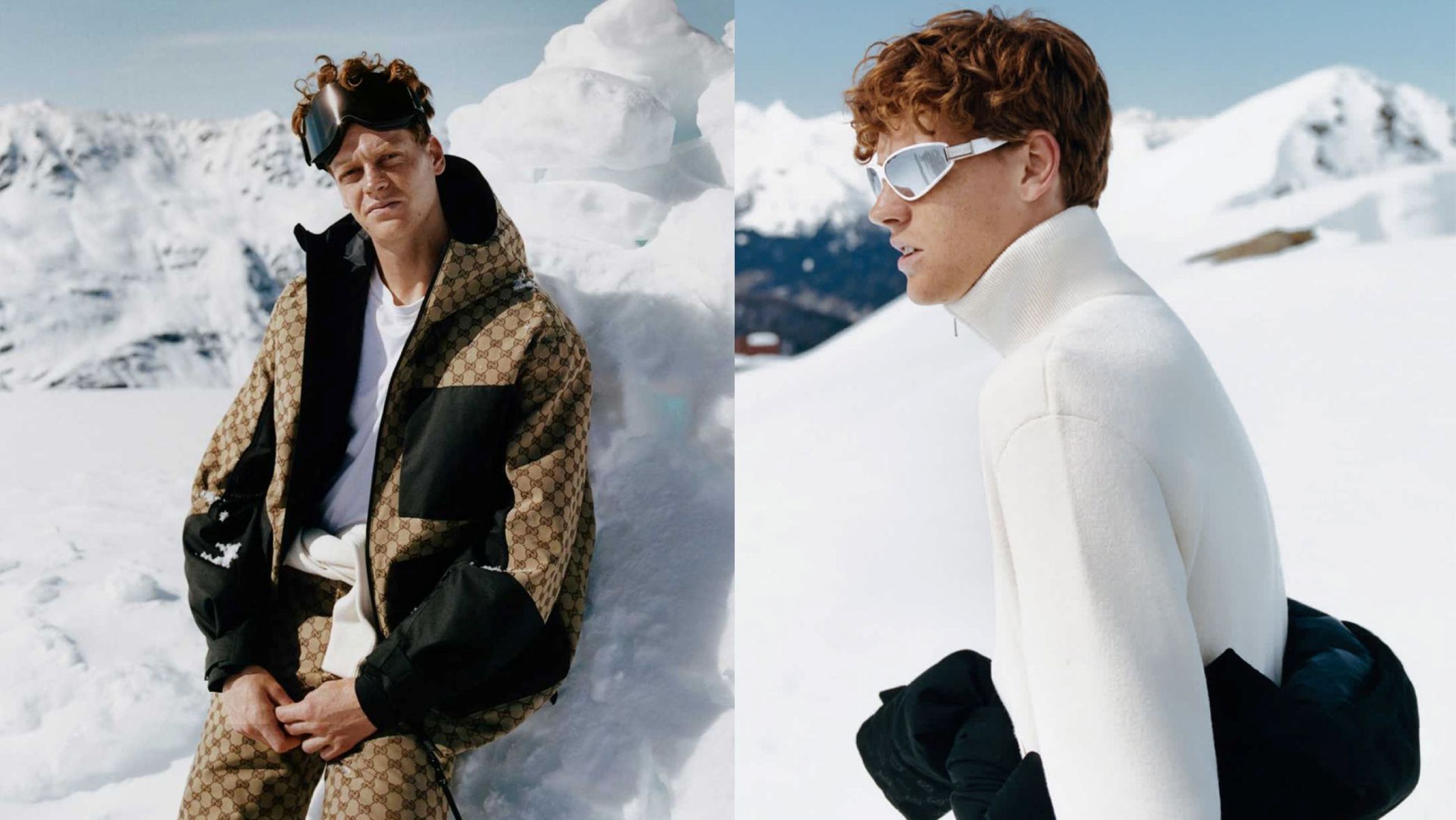 Jannik Sinner per Gucci FW25 - Courtesy Press Office