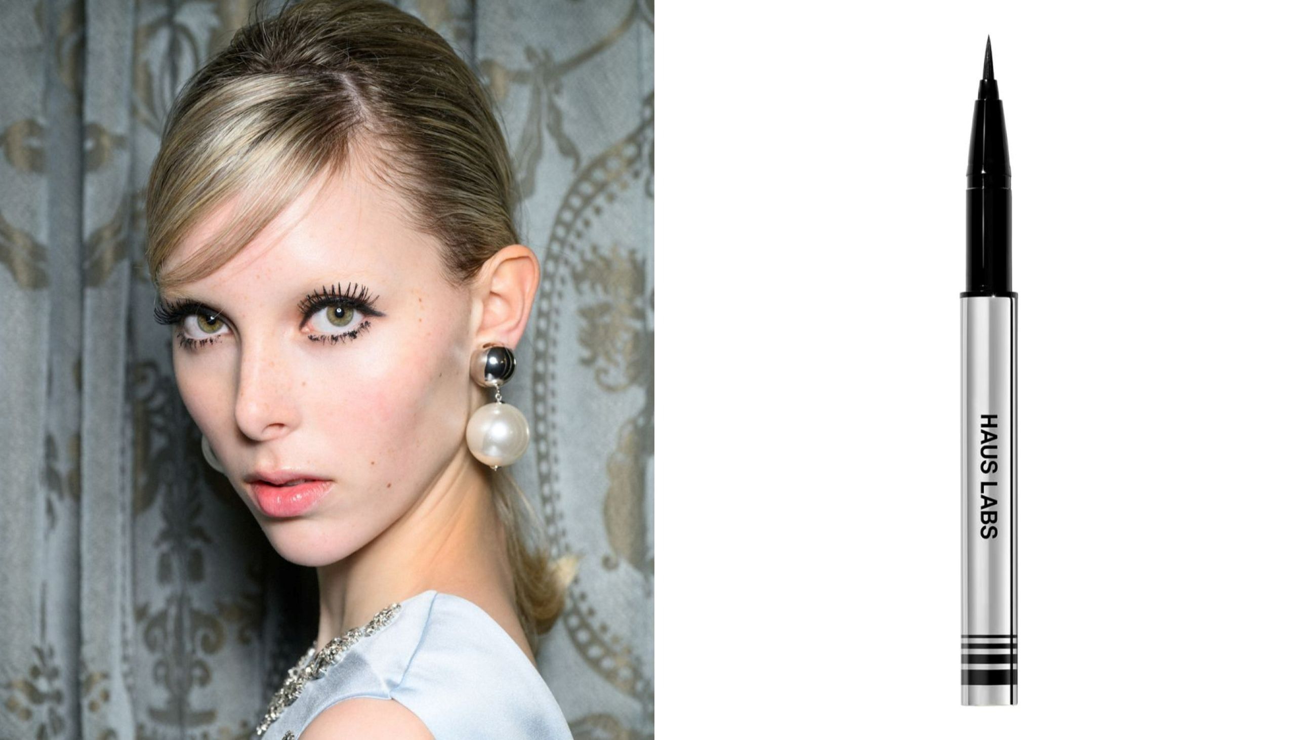 Sguardo Magnetico, Huishan Zhang FW25; Clear Cut Liner di Hauslabs - Credits: Launchmetrics.com/Spotlight; Courtesy Press Office