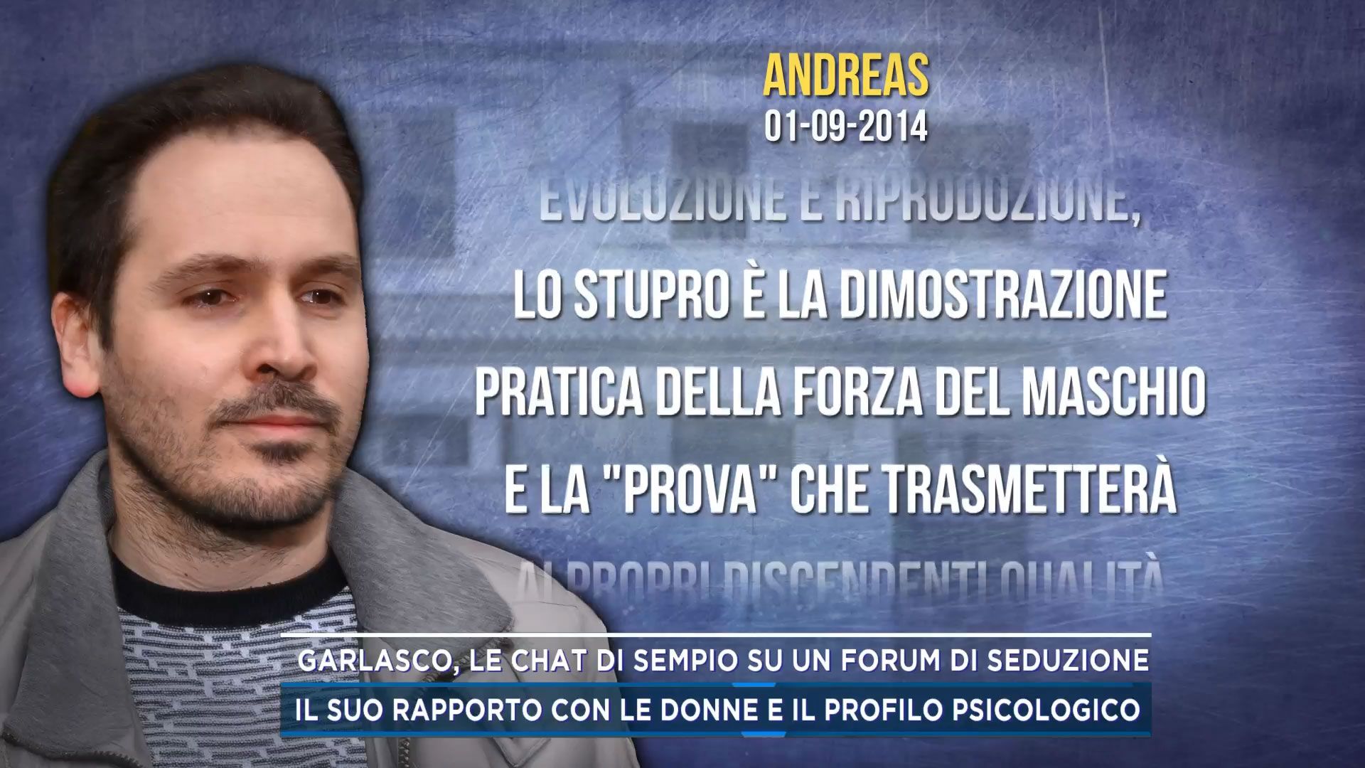 Un estratto delle chat attribuite ad Andrea Sempio