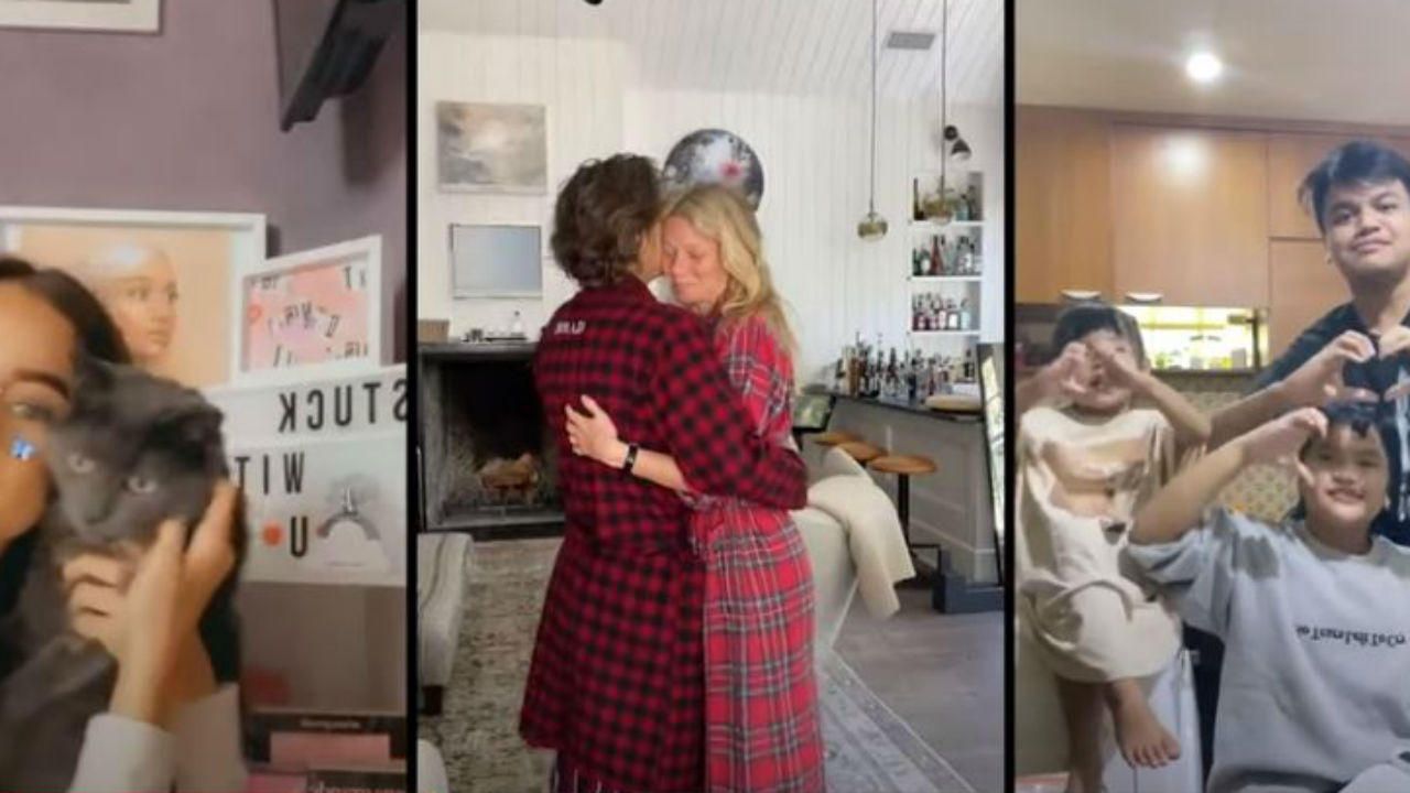 Gwyneth Paltrow con Brad Falchuk (Screenshot YouTube)