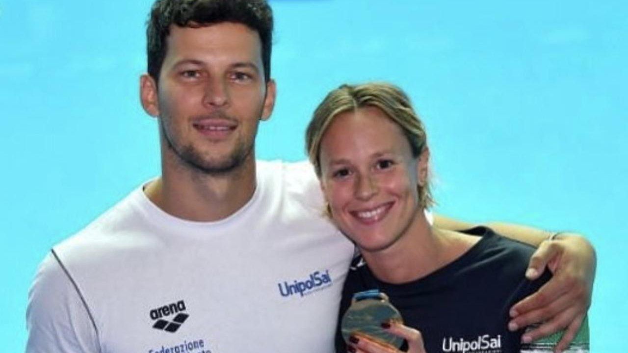 Matteo Giunta e Federica Pellegrini (foto Instagram)