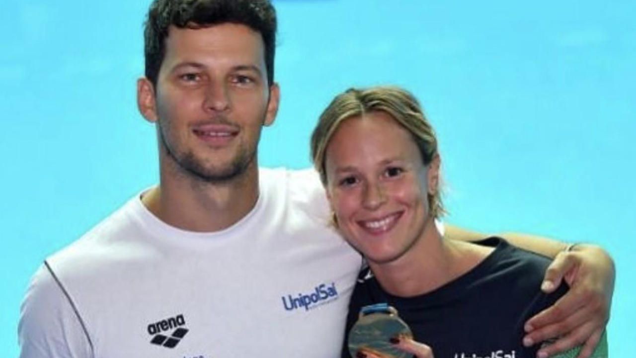 Matteo Giunta e Federica Pellegrini (foto Instagram)