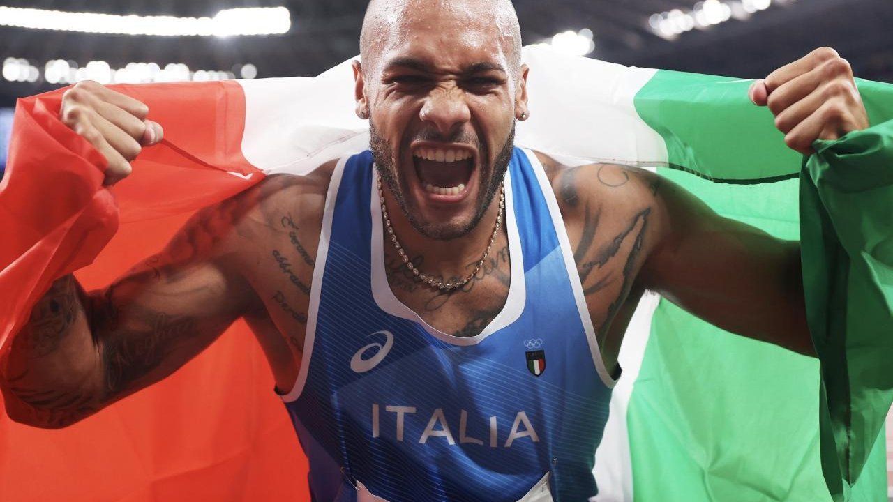 Marcell Jacobs, Olimpiadi di Tokyo (foto Ansa)