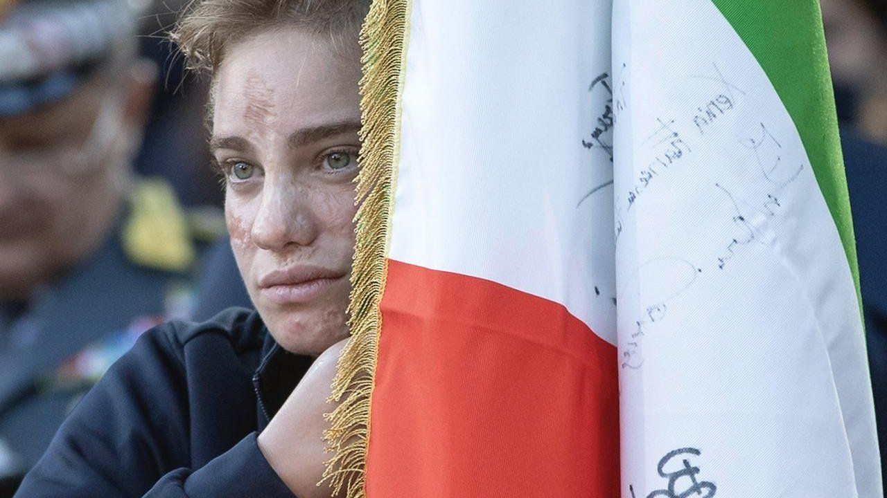 Bebe Vio alla cerimonia in Quirinale (foto Ansa)