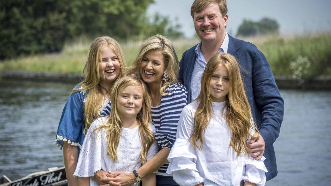 Famiglia reale olandese (foto Ansa)