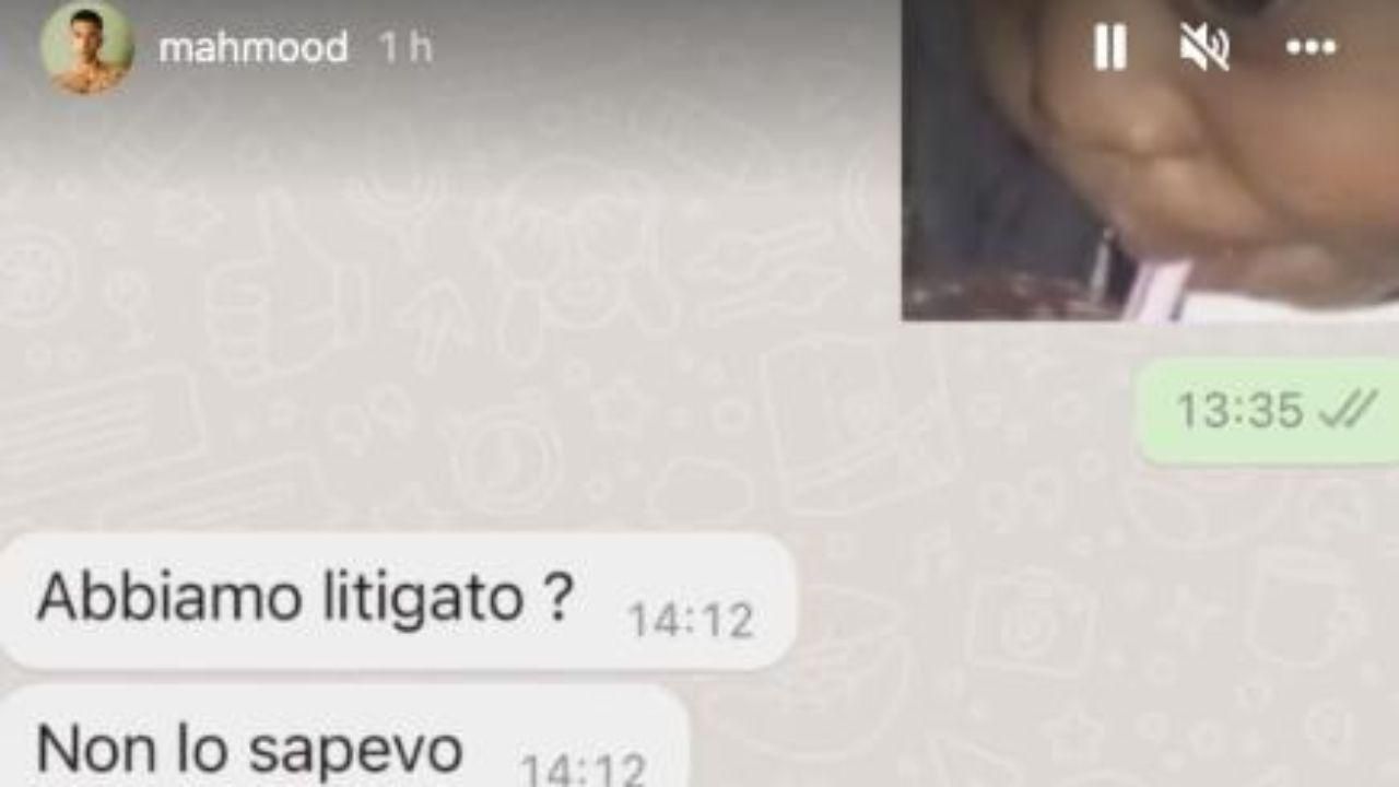 Storie Instagram Mahmood