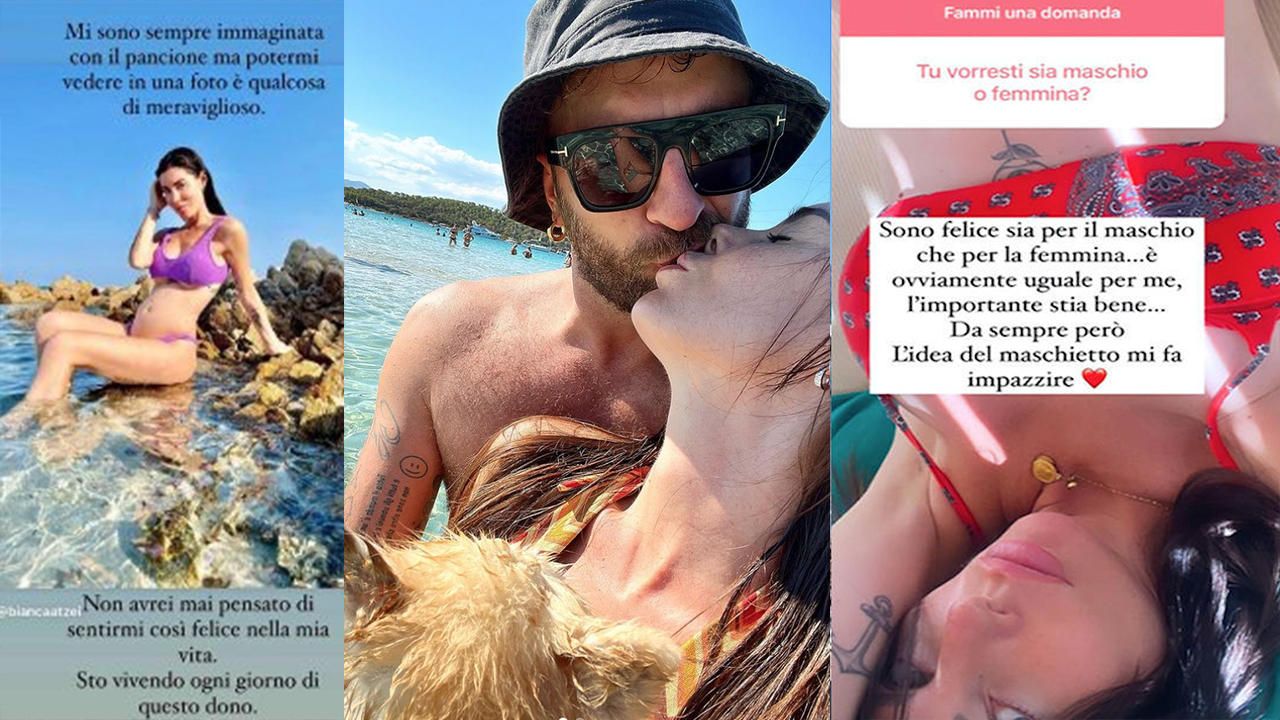 Instagram @biancaatzei e @stefanocorti85