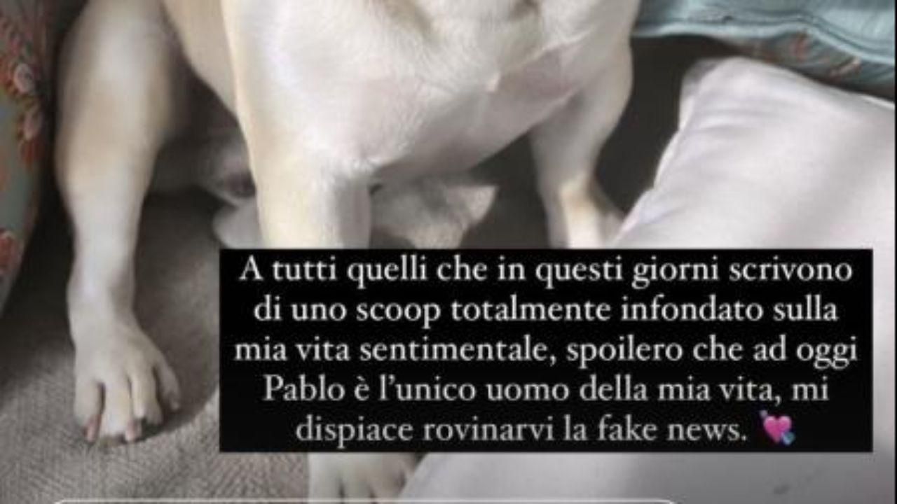 Storie Instagram Valentina Ferragni