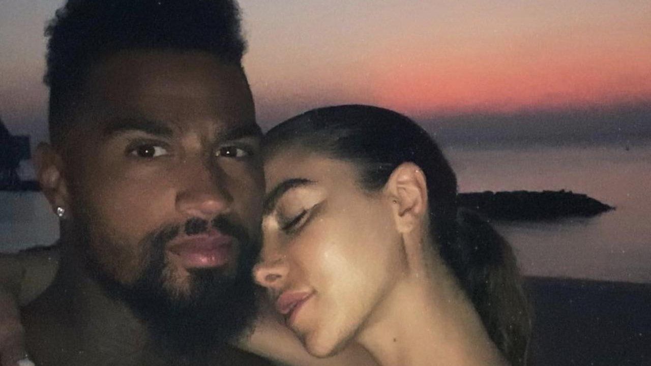 Kevin Boateng e Valentina Fradegrada (foto da Instagram)