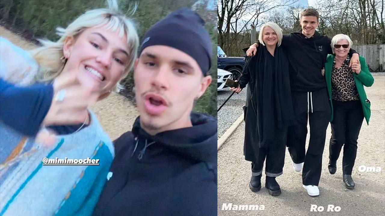 Instagram @romeobeckham e @mimimoocher