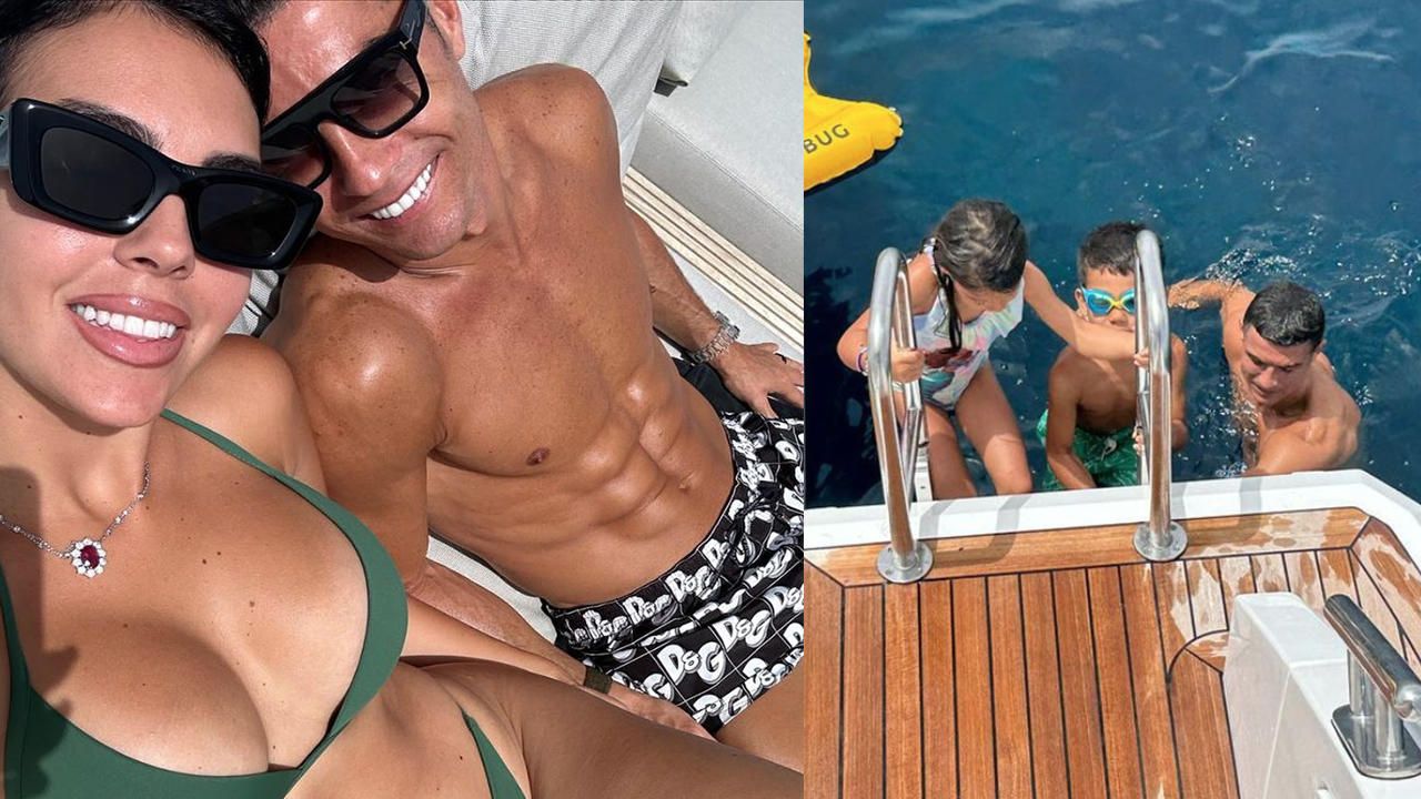 Instagram @cristiano e @georginagio