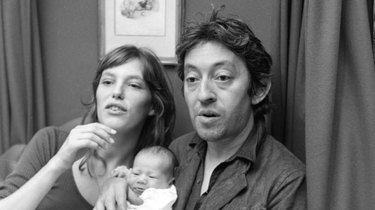 Jane Birkin e Serge Gainsbourg con la loro figlia Charlotte (AGF)