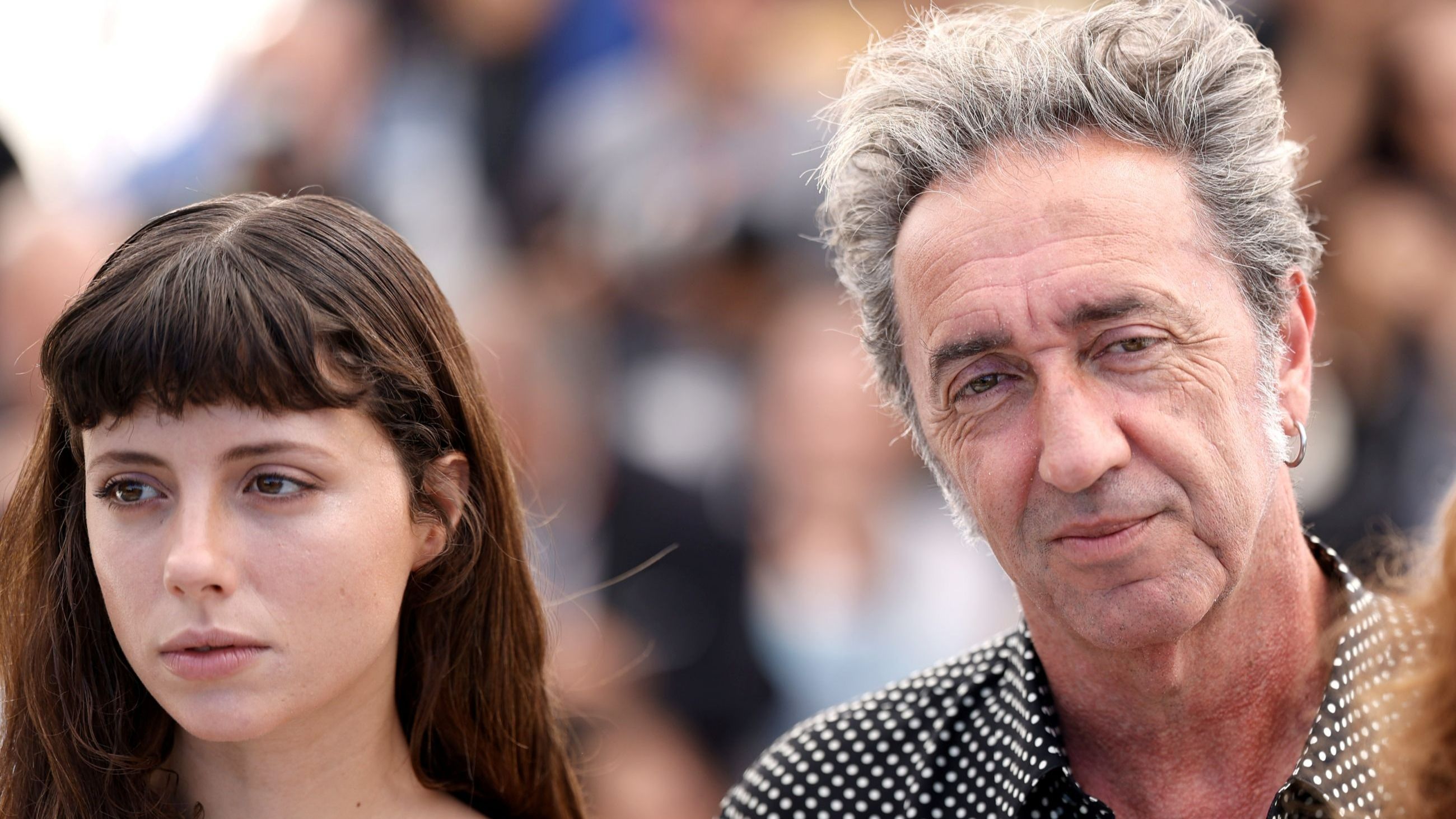 Celeste Dalla Porta e Paolo Sorrentino alla 77esima edizione del Festival del Cinema di Cannes 
Credits Getty Images