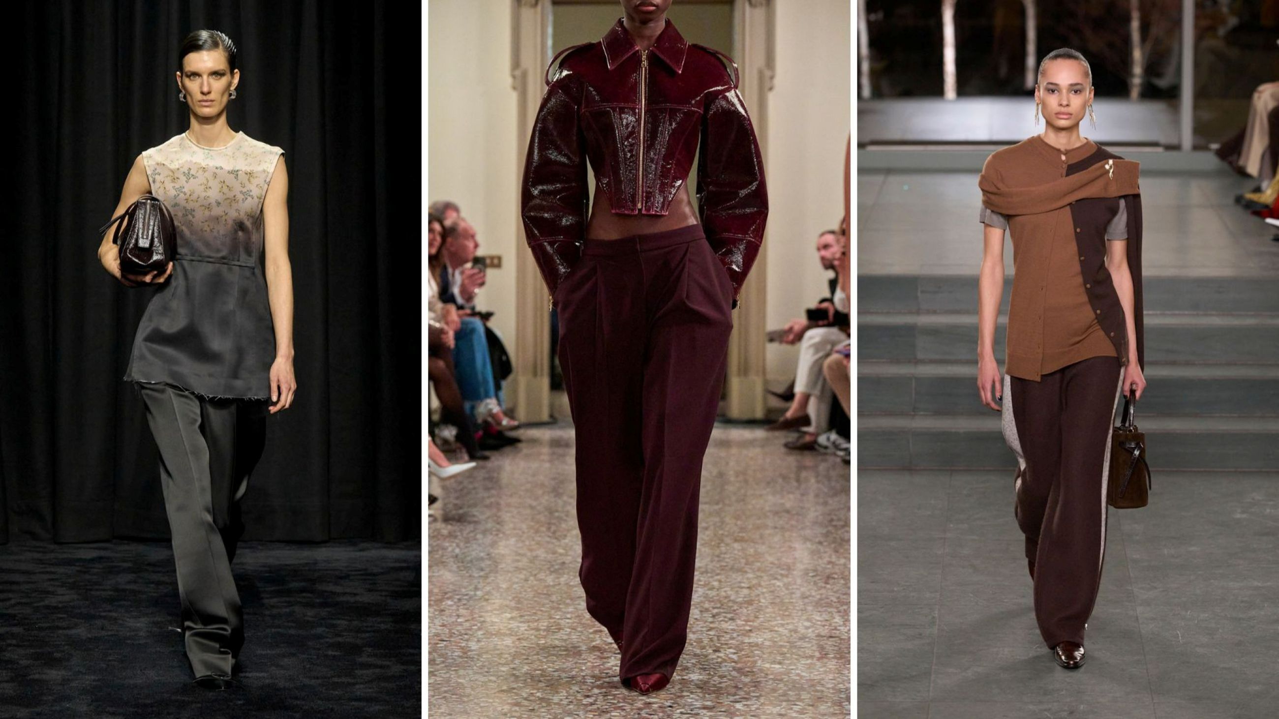 Jil Sander FW25; Elisabetta Franchi FW25; Tory Burch FW25 - Credits: Launchmetrics.com/Spotlight