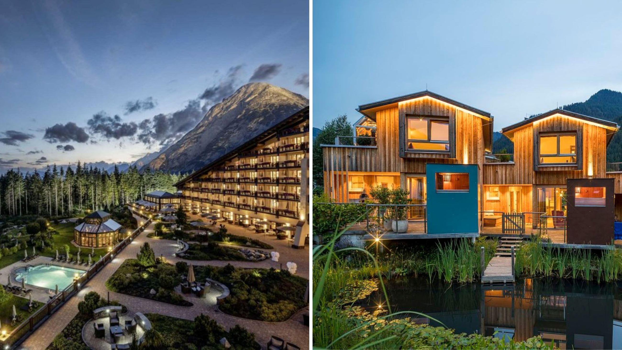 Interalpen-Hotel Tyrol; Bio Chalets Alpegg - Credits: Courtesy Press Office