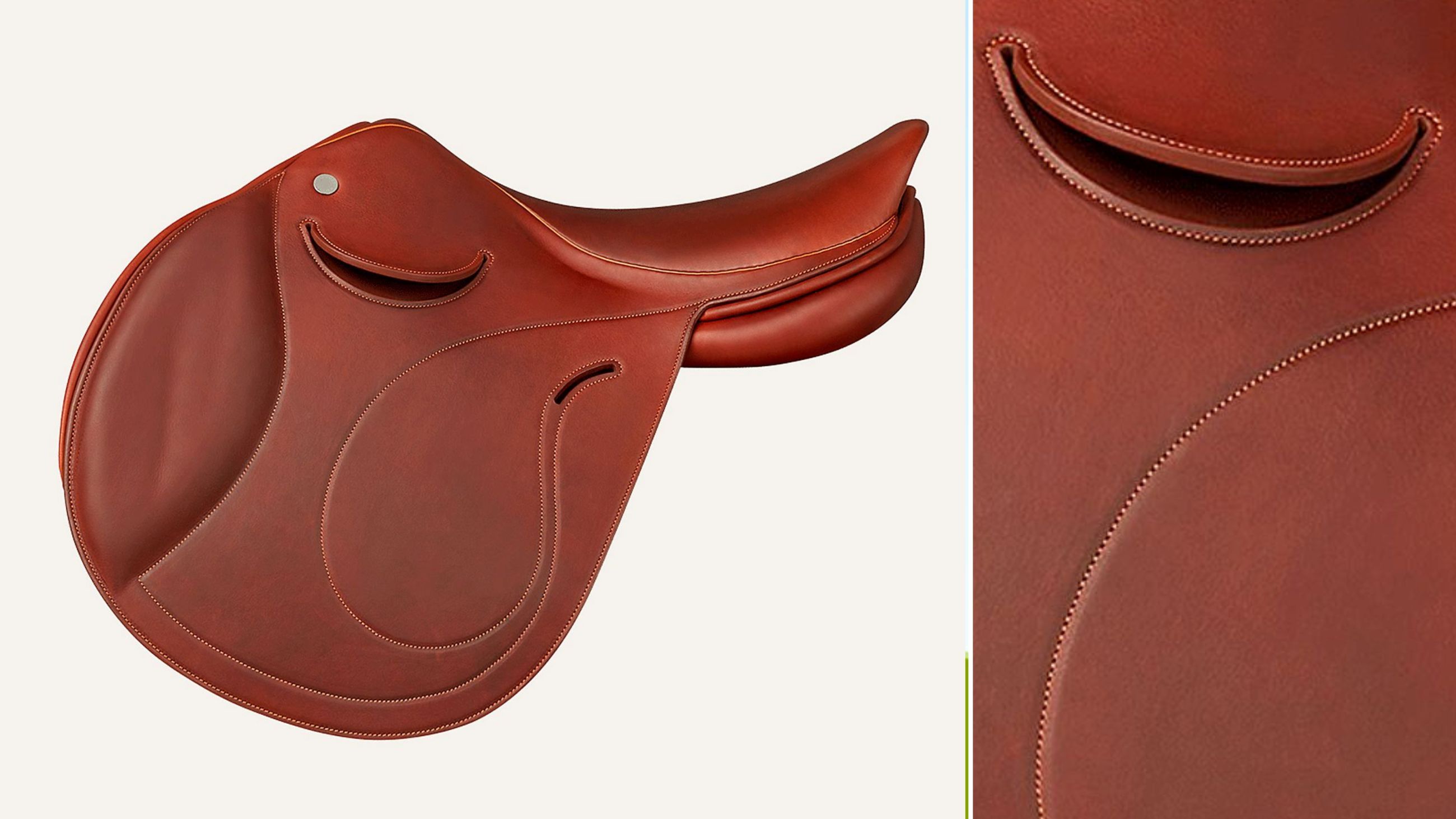 La sella Faubourg realizzata dalla maison Hermès - Credits: www.hermes.com