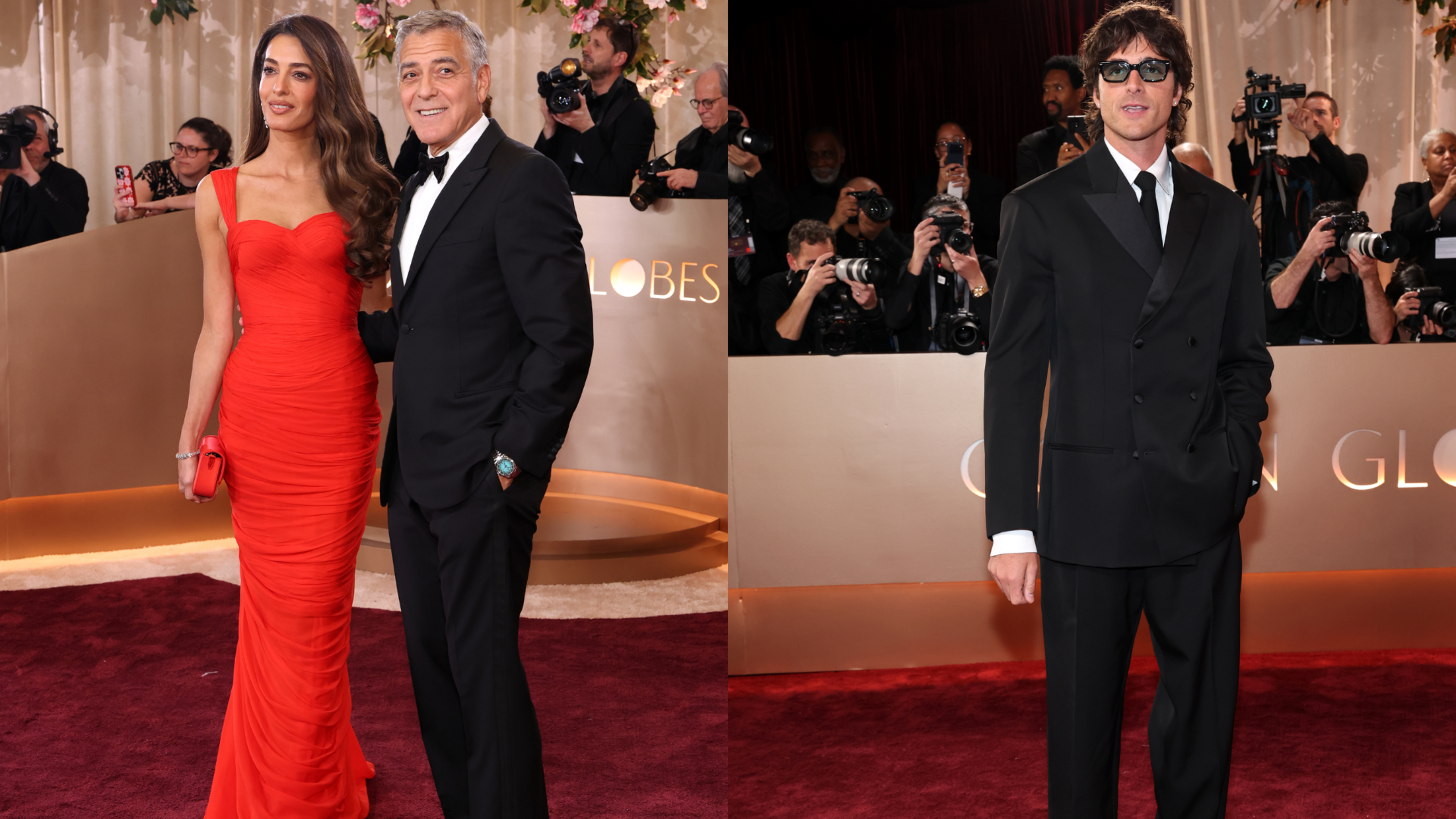 Da sinistra George Clooney; Jacob Elordi - Credits: Getty Images