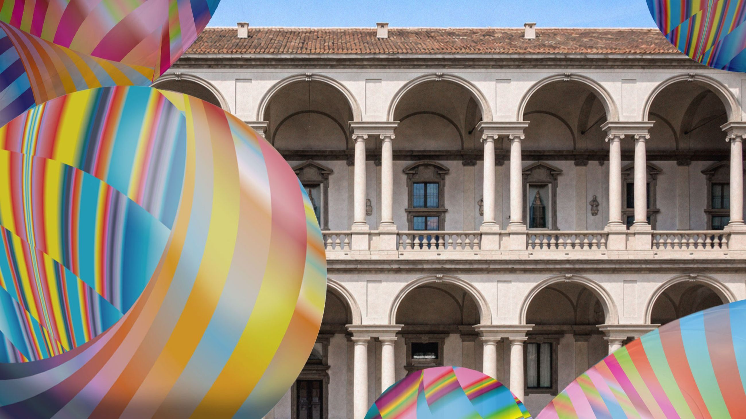 American Express con l’installazione Serotonin al Loggiato Pinacoteca di Brera - Courtesy Press Office
