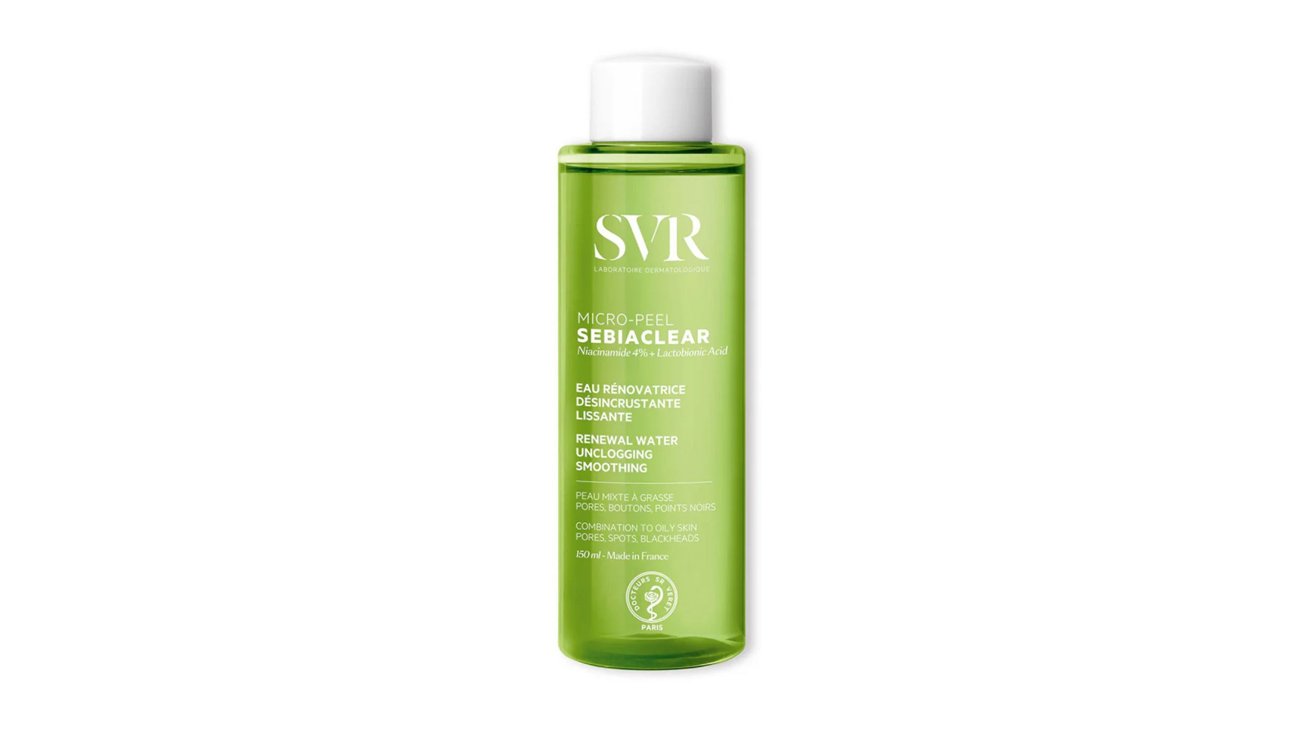 SVR, Micro-Peel Sebiaclear 
Courtesy Press Office