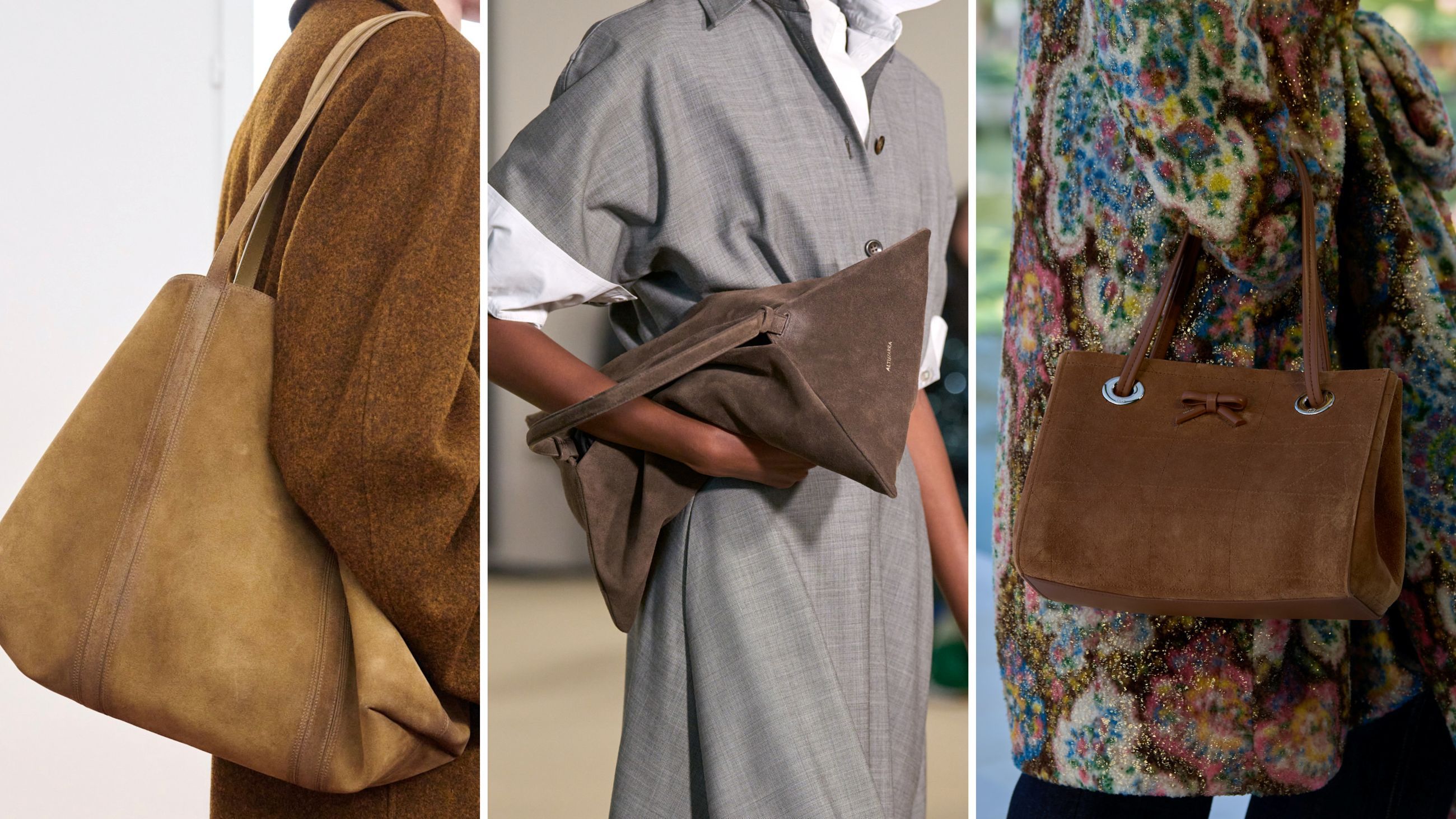 Da sinistra: Jil Sander; Altuzarra; Christian Dior - Credits: Launchmetrics.com/Spotlight