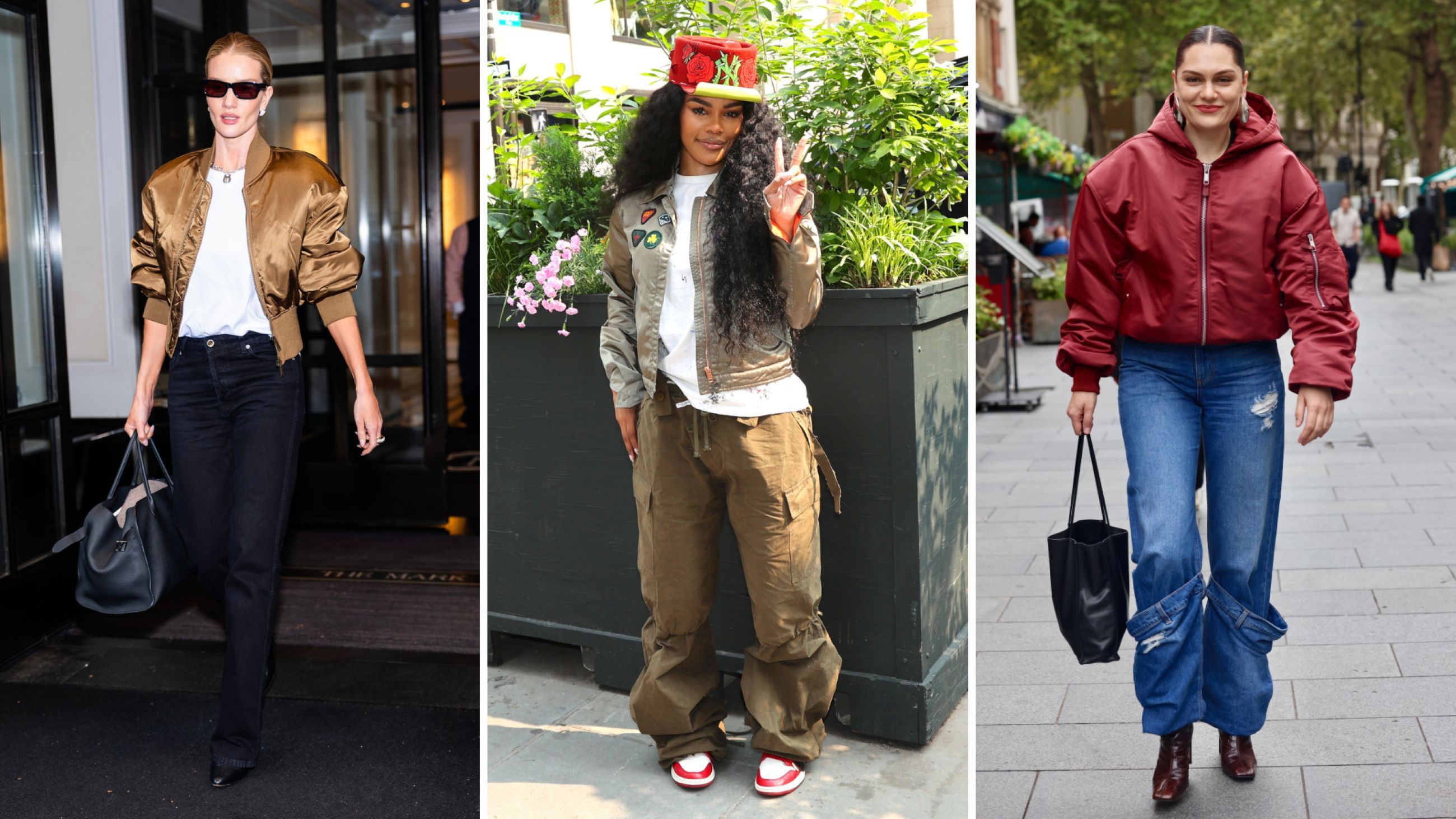 Da sinistra: Rosie Huntington-Whiteley; Teyana Taylor; Jessie J - Credits Getty Images