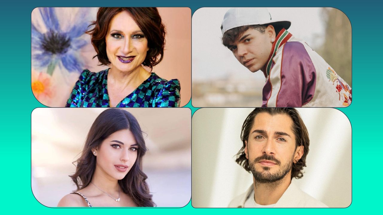 Vladimir Luxuria, Maria Laura De Vitis, Blind, Leontine Snell la mamma di Nathaly Caldonazzo e Luca Gervasi, amico di Christopher Leoni