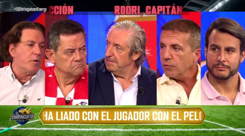 Los tertulianos de El Chiringuito, en el programa de este lunes