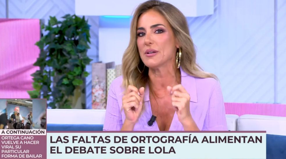 El debate sobre las faltas de ortografía de Lola García en sus redes sociales