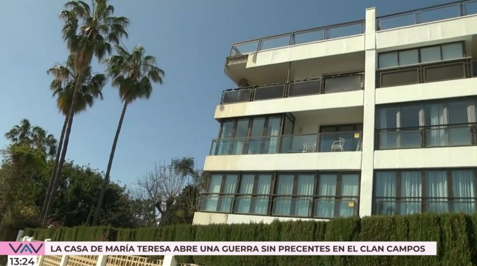 La casa de María Teresa Campos en Málaga ha abierto una guerra abierta en el clan Campos