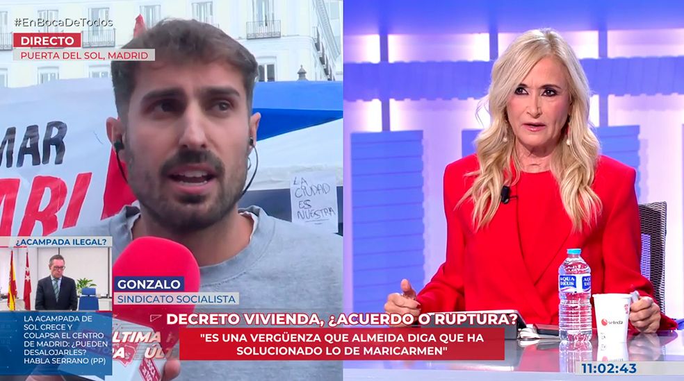 Gonzalo y Cristina Cifuentes han protagonizado un acalorado debate.
