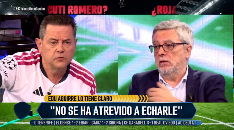 Tomás Roncero, durante su intervención en El Chiringuito