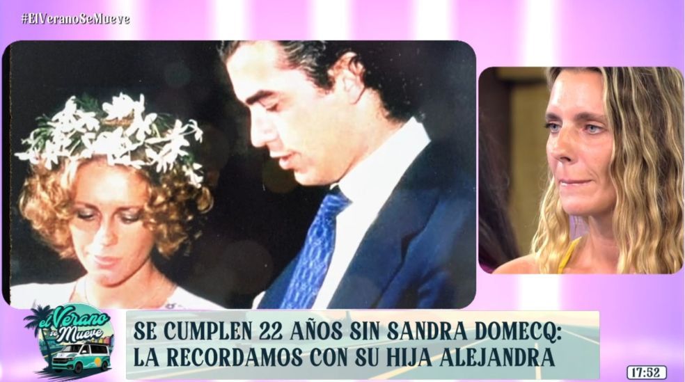 Alejandra Osborne se rompe al recordar a su madre