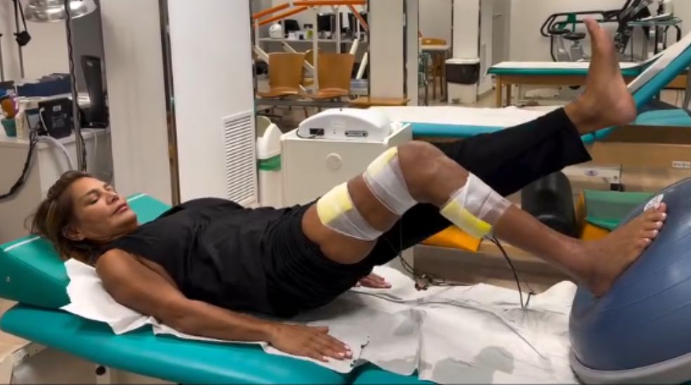 Ivonne Reyes compartió en sus redes sociales como se está recuperando de la lesión