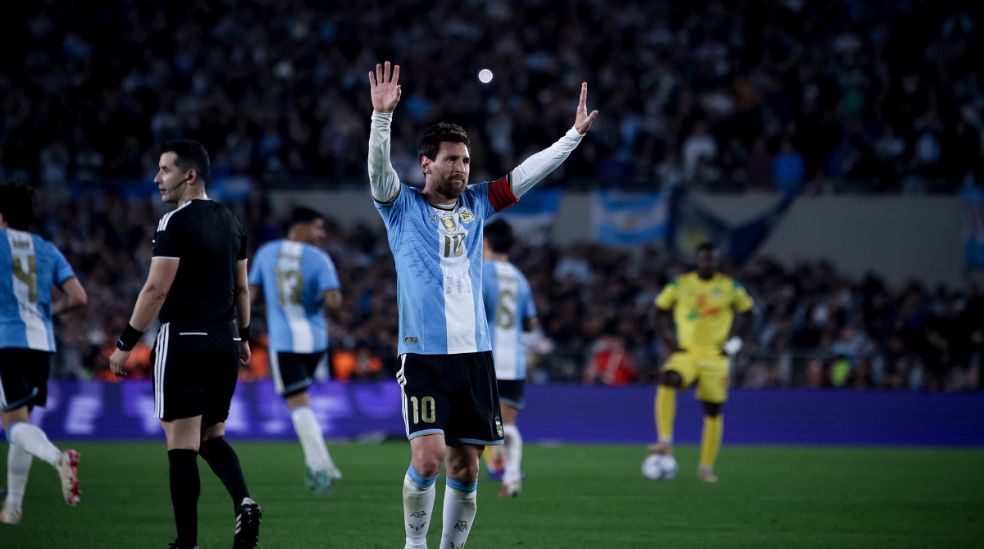 Messi se despide de la afición argentina