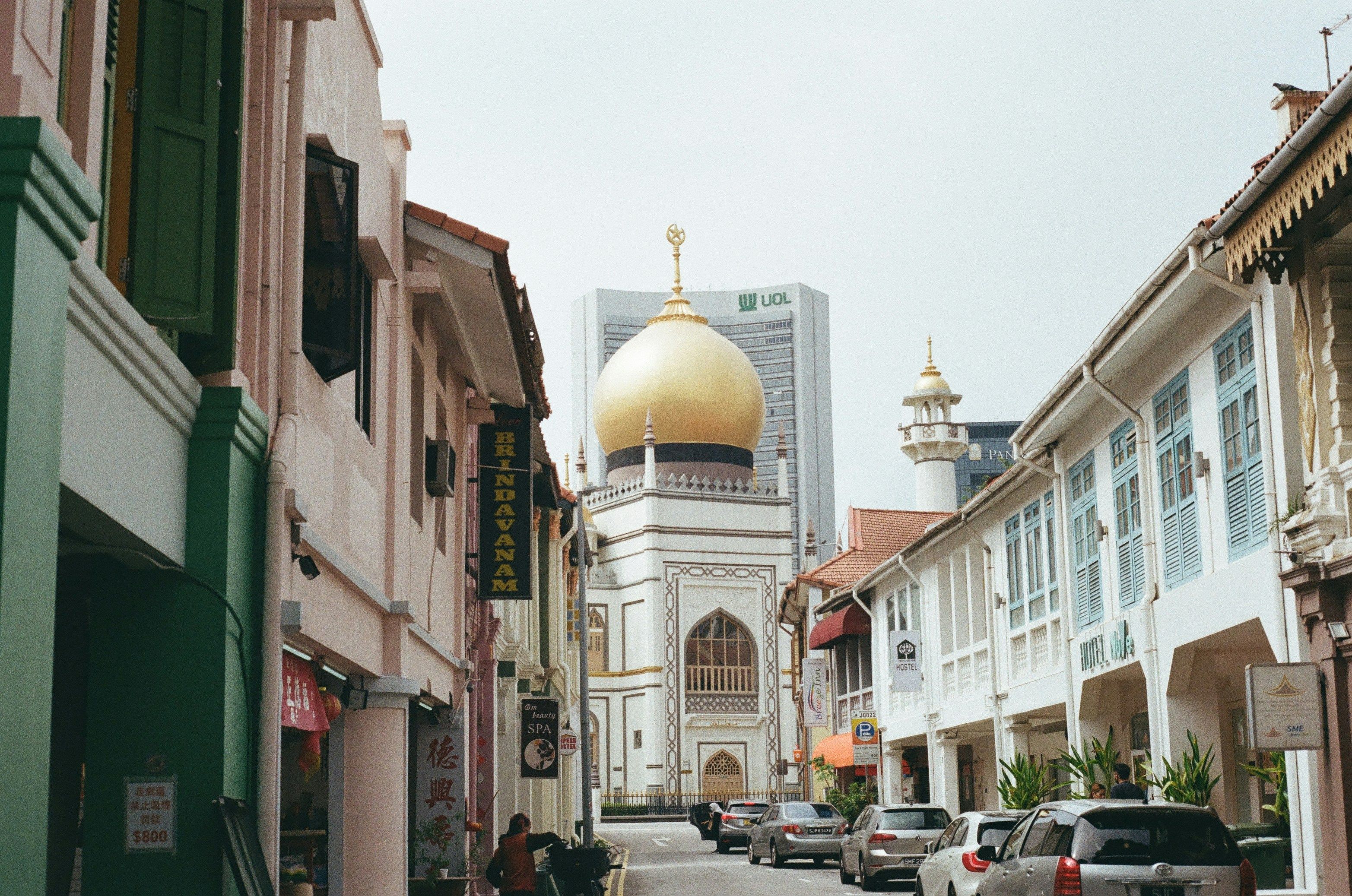 Kampong Glam, el histórico barrio musulmán, donde destaca la Mezquita del Sultán