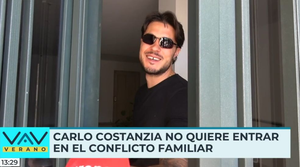 Carlo Costanzia ha atendido a la prensa que ha preguntado por el estado de Alejandra Rubio